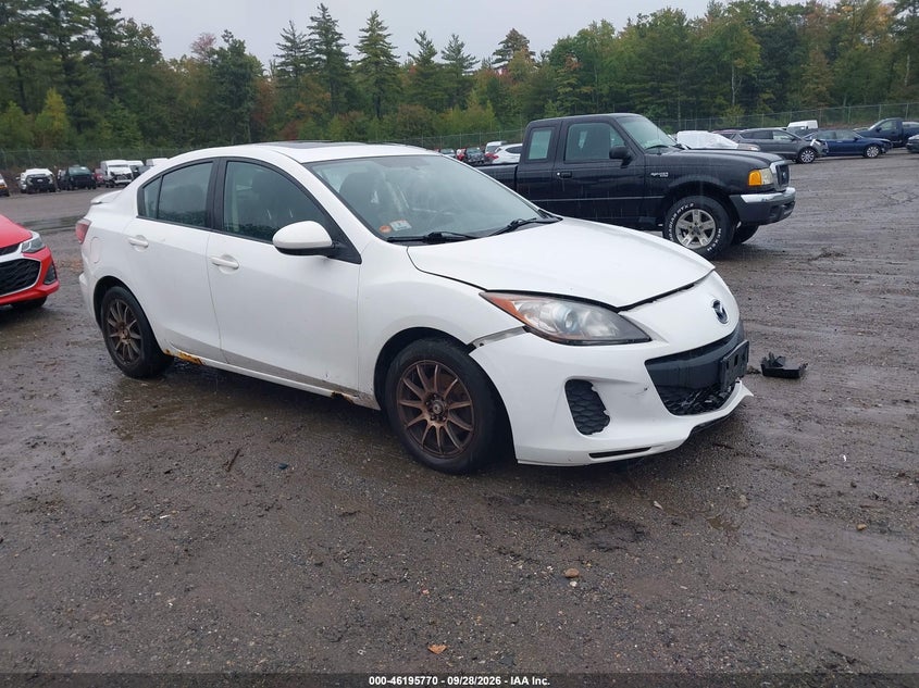 Vin: jm1bl1v89c1661478, lot: 46695654, mazda mazda3 i touring 20121
