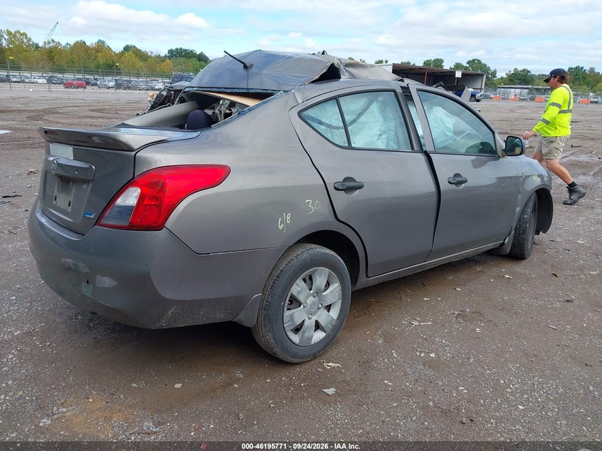 Vin: 3n1cn7ap8el864617, lot: 46695655, nissan versa 1.6 s+ 20144