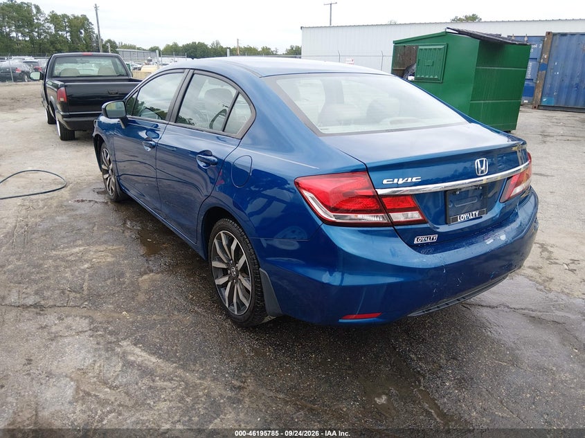 Vin: 2hgfb2f99fh527725, lot: 46695669, honda civic ex-l 20153