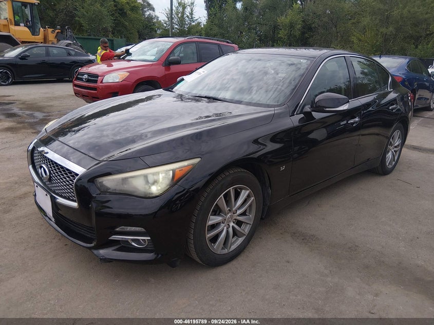 Vin: jn1bv7ar5em690525, lot: 46695673, infiniti q50 premium 20142