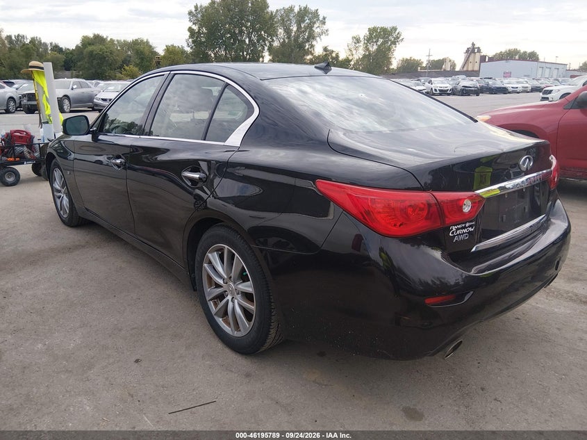 Vin: jn1bv7ar5em690525, lot: 46695673, infiniti q50 premium 20143