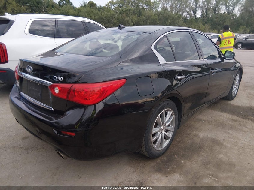 Vin: jn1bv7ar5em690525, lot: 46695673, infiniti q50 premium 20144