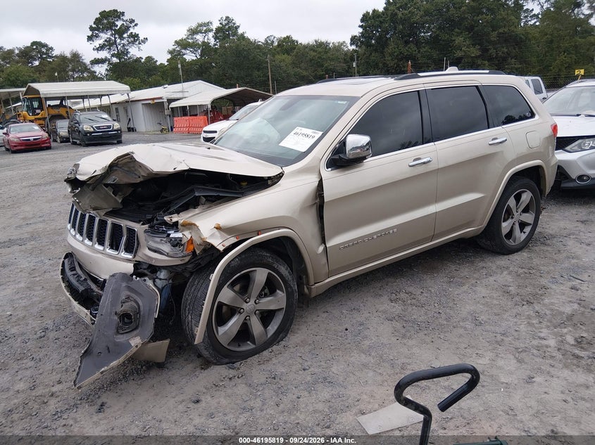Vin: 1c4rjecg5ec206608, lot: 46695703, jeep grand cherokee overland 20142