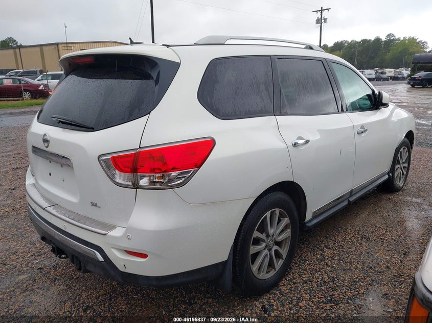 Vin: 5n1ar2mn8ec676273, lot: 46695721, nissan pathfinder sl 20144
