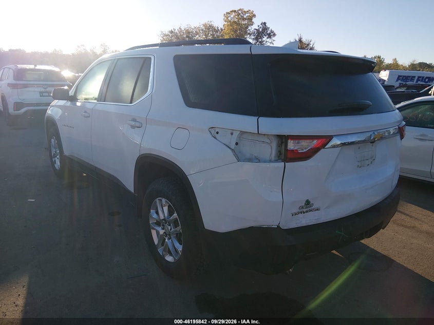Vin: 1gnerhkw0lj114596, lot: 46695726, chevrolet traverse fwd lt leather 20203