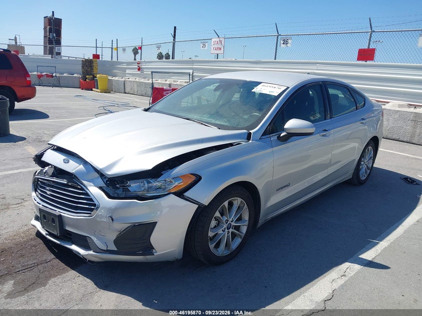 Vin: 3fa6p0lu0kr127523, lot: 46695754, ford fusion hybrid se 20192