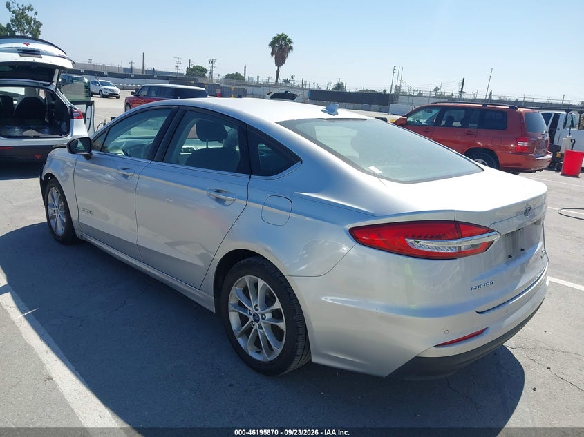 Vin: 3fa6p0lu0kr127523, lot: 46695754, ford fusion hybrid se 20193