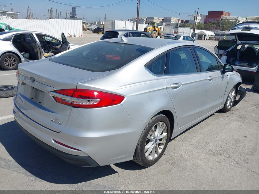 Vin: 3fa6p0lu0kr127523, lot: 46695754, ford fusion hybrid se 20194