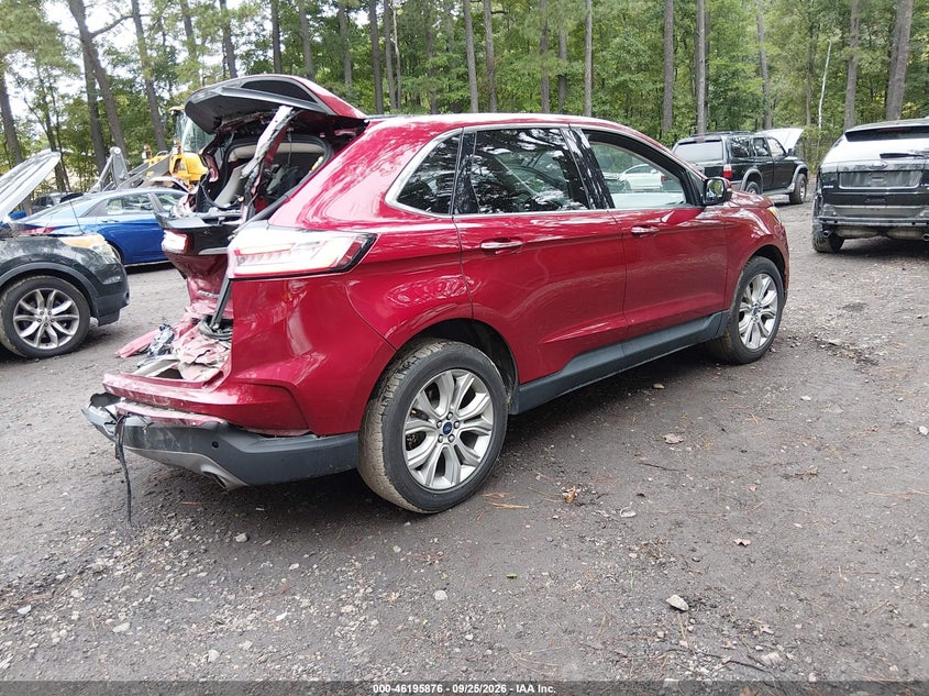 Vin: 2fmpk3k98kbc08565, lot: 46695760, ford edge titanium 20194