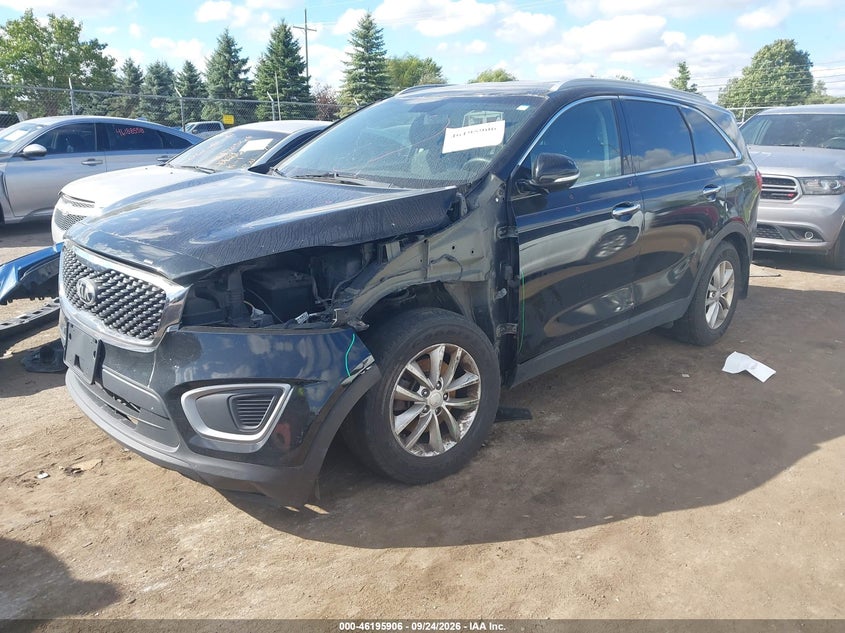 Vin: 5xypgda36jg388051, lot: 46695790, kia sorento 2.4l lx 20182