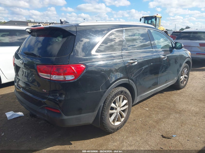 Vin: 5xypgda36jg388051, lot: 46695790, kia sorento 2.4l lx 20184