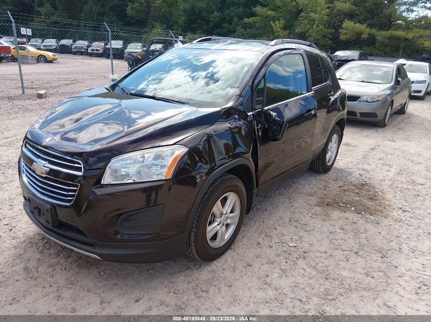 Vin: kl7cjrsb2fb114007, lot: 46695830, chevrolet trax lt 20152