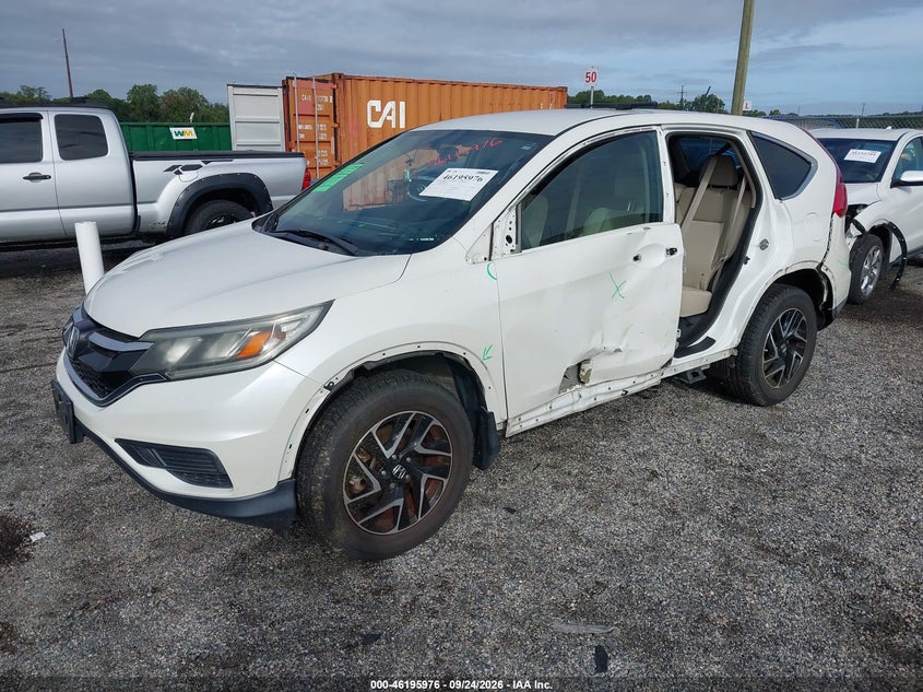 Vin: 5j6rm4h43gl098647, lot: 46695860, honda cr-v se 20162