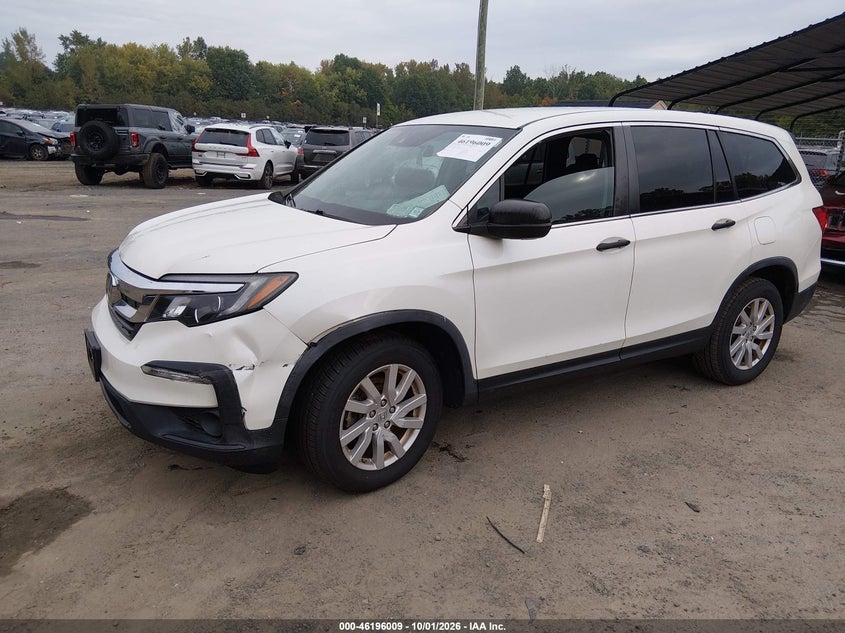 HONDA PILOT 2019 VIN 5FNYF6H14KB085821