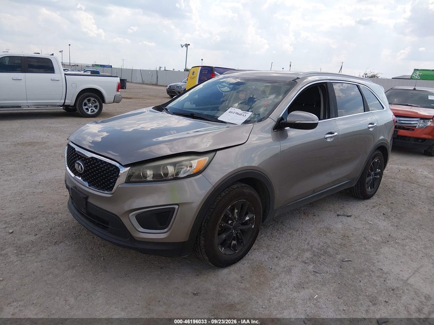 Vin: 5xypg4a50hg249710, lot: 46695916, kia sorento 3.3l lx 20172