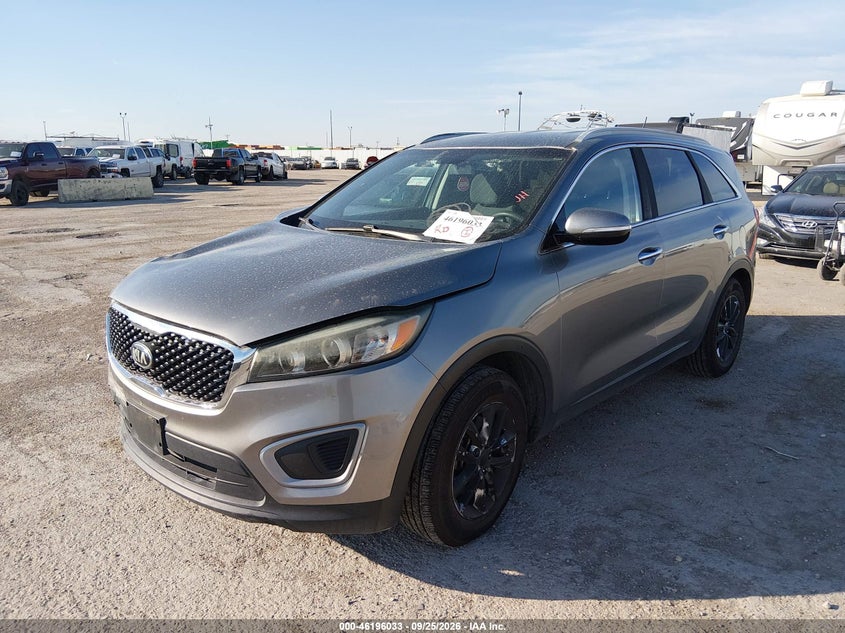 Vin: 5xypg4a50hg249710, lot: 46695916, kia sorento 3.3l lx 20172