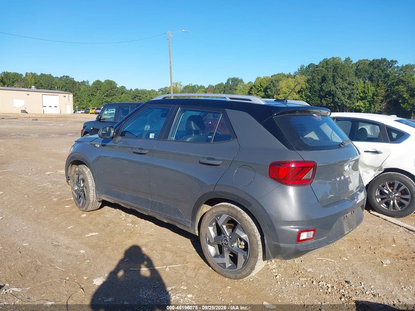 Vin: kmhrc8a37ru301565, lot: 46695959, hyundai venue limited 20243