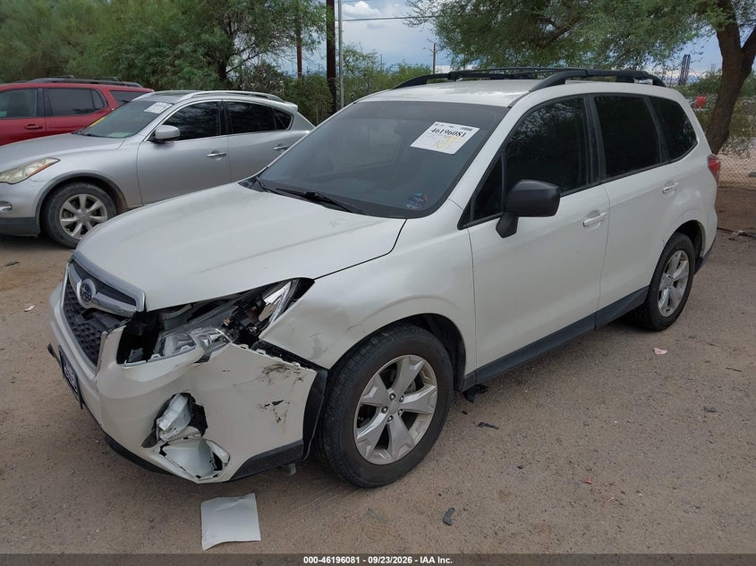 Vin: jf2sjabc4fh841057, lot: 46695965, subaru forester 2.5i 20152