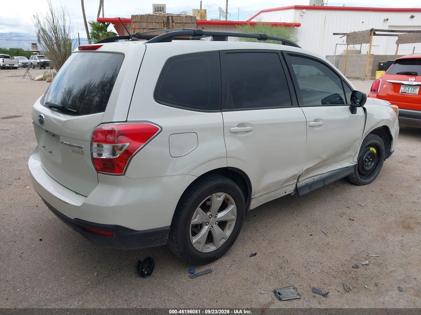 Vin: jf2sjabc4fh841057, lot: 46695965, subaru forester 2.5i 20154