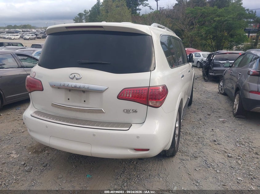 Vin: jn8az2nf0d9550808, lot: 46695967, infiniti qx56 20134