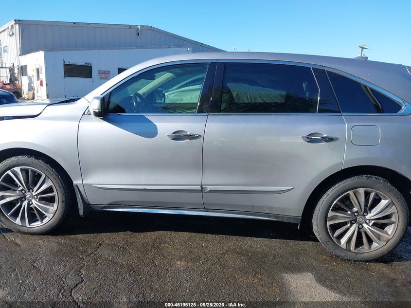 ACURA MDX 2019 VIN 5J8YD4H53KL017411