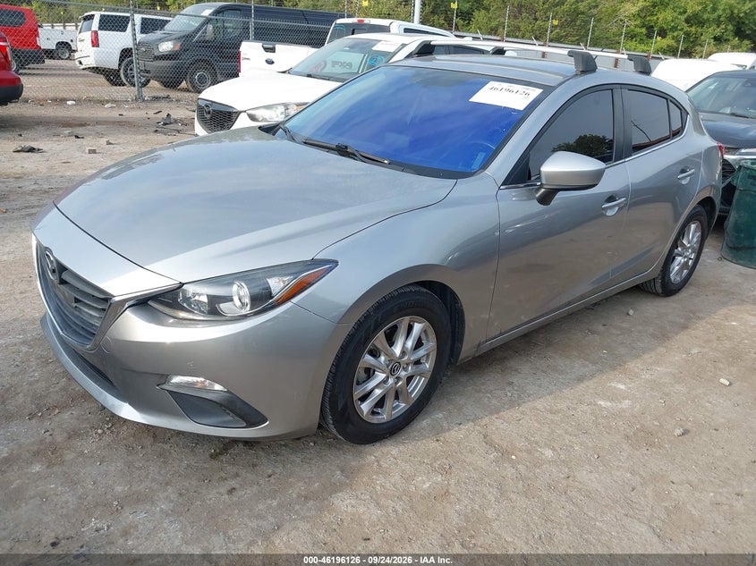 Vin: jm1bm1k72g1318185, lot: 46696010, mazda mazda3 i sport 20162