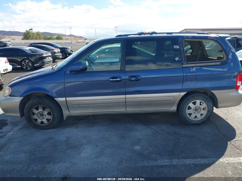 KIA SEDONA 2003 VIN KNDUP131636454374