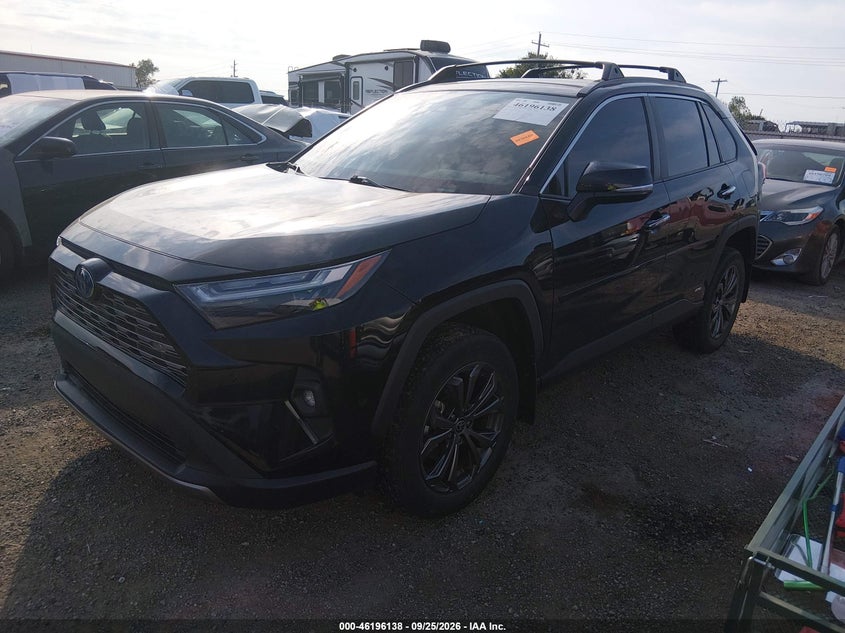 Vin: 4t3d6rfv4pu124883, lot: 46696022, toyota rav4 hybrid limited 20232