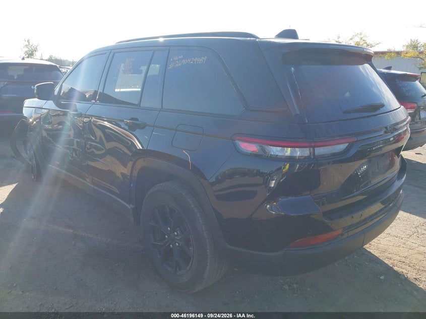 Vin: 1c4rjhag9s8703289, lot: 46696033, jeep grand cherokee altitude 4x4 20253