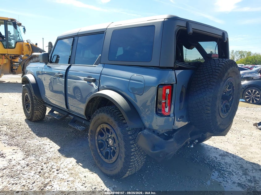Vin: 1fmee5dp6plb81041, lot: 46696041, ford bronco wildtrak 20233