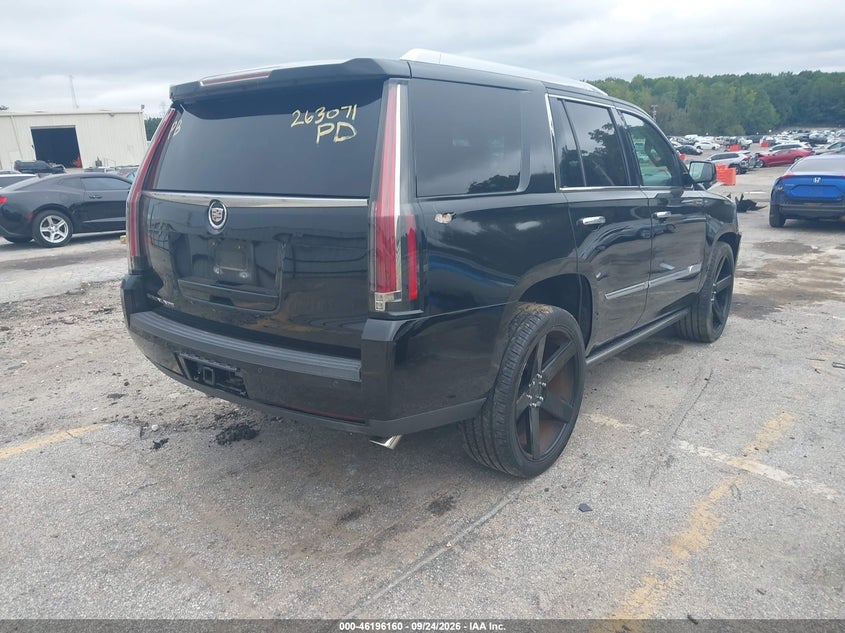 Vin: 1gys4ckj6fr294314, lot: 46696044, cadillac escalade premium 20154