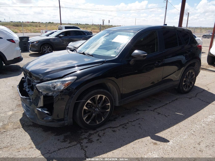 Vin: jm3ke4dy1g0790637, lot: 46696058, mazda cx-5 grand touring 20162