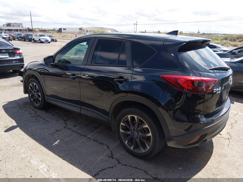 Vin: jm3ke4dy1g0790637, lot: 46696058, mazda cx-5 grand touring 20163