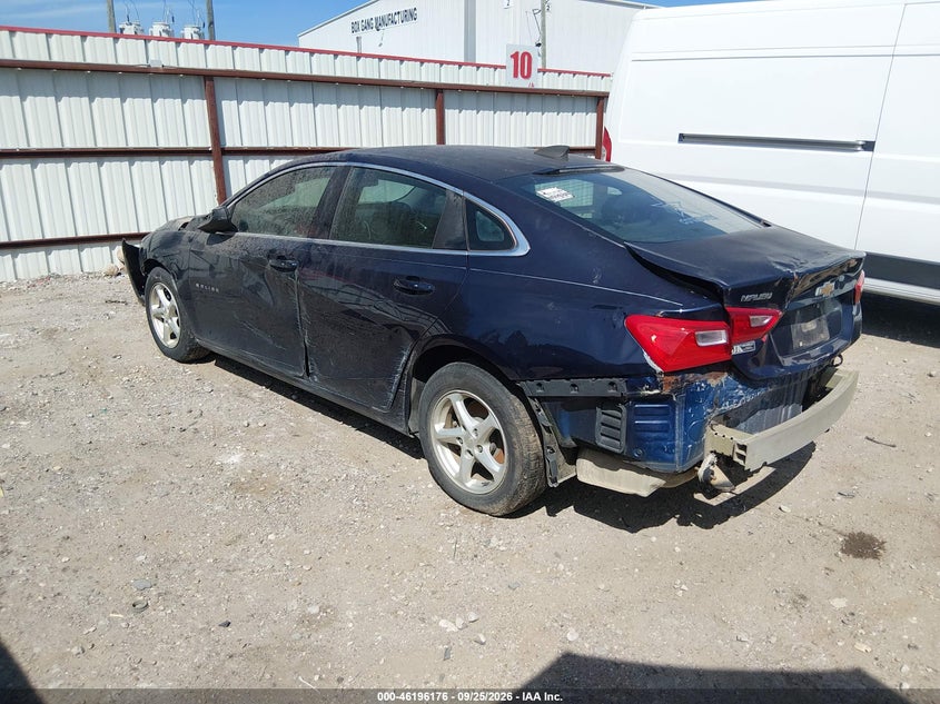 Vin: 1g1zb5st2gf354186, lot: 46696060, chevrolet malibu ls 20163