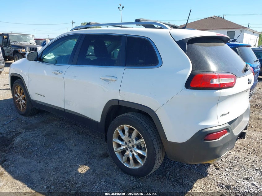 Vin: 1c4pjmds8gw251600, lot: 46696064, jeep cherokee limited 20163