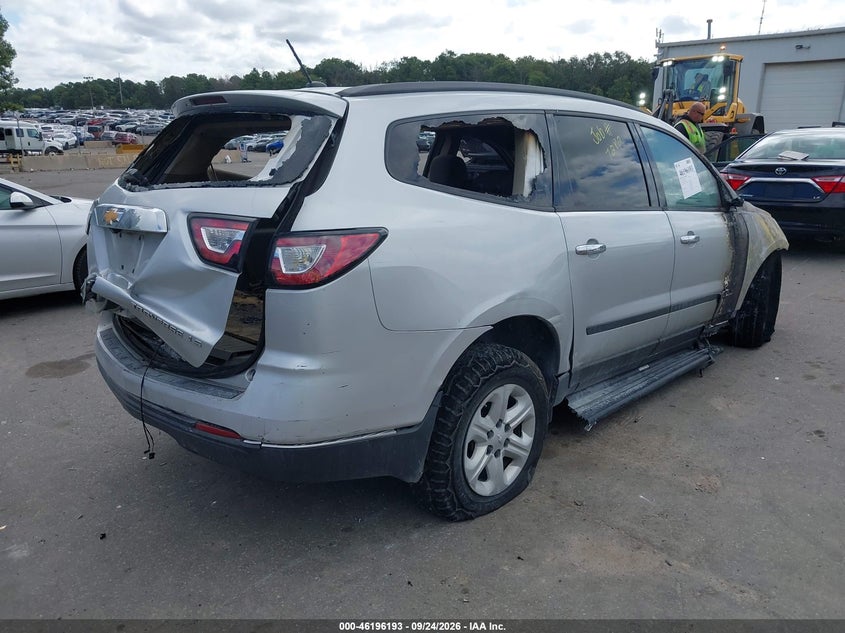 Vin: 1gnkvfkd9ej160870, lot: 46696077, chevrolet traverse ls 20144
