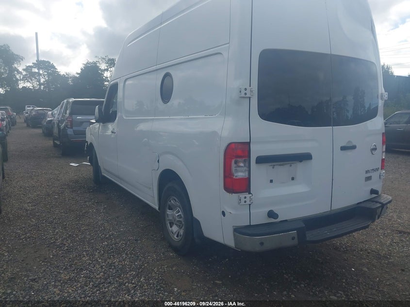 Vin: 1n6bf0lyxcn115962, lot: 46696093, nissan nv 2500 nv2500 hd sv v6 20123
