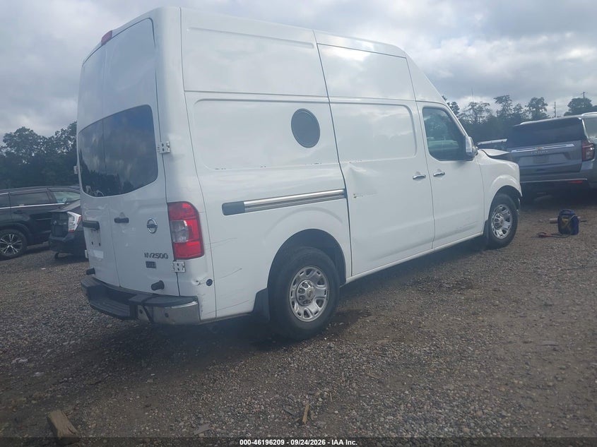 Vin: 1n6bf0lyxcn115962, lot: 46696093, nissan nv 2500 nv2500 hd sv v6 20124