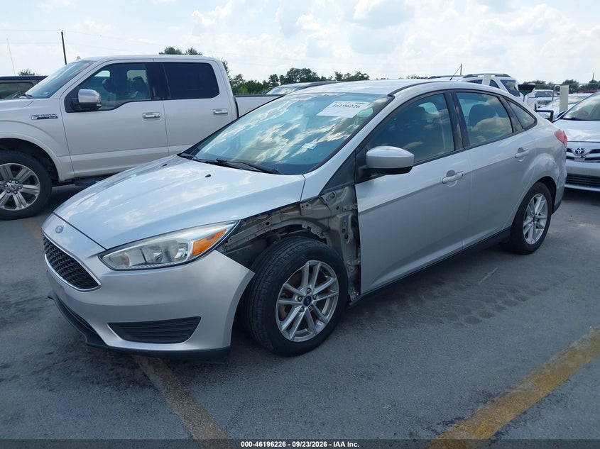 Vin: 1fadp3f29jl212909, lot: 46696110, ford focus se 20182