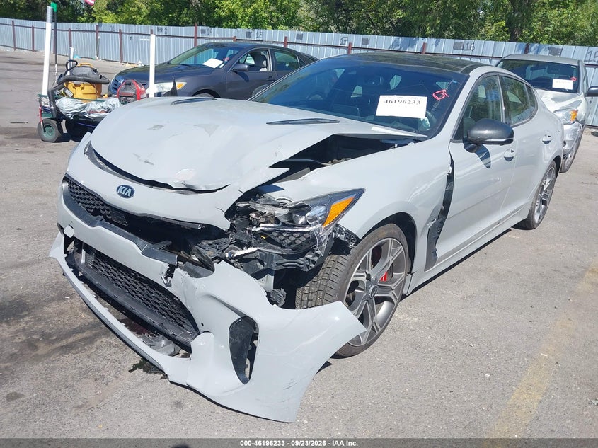 Vin: knae55lc0l6078559, lot: 46696117, kia stinger gt2 20202