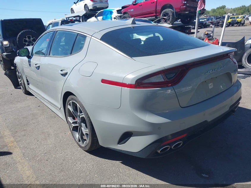 Vin: knae55lc0l6078559, lot: 46696117, kia stinger gt2 20203