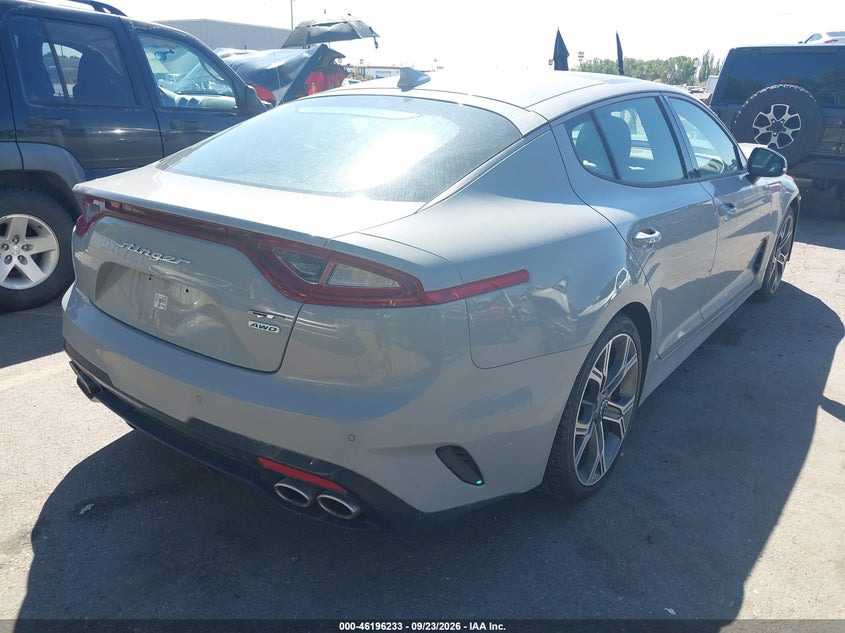 Vin: knae55lc0l6078559, lot: 46696117, kia stinger gt2 20204