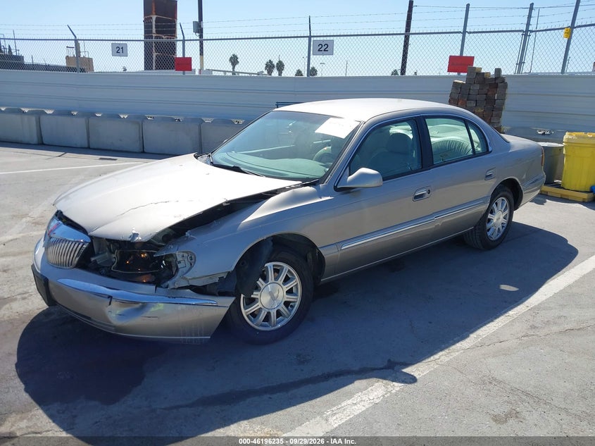 LINCOLN CONTINENTAL 1999 VIN 1LNHM97V3XY719277