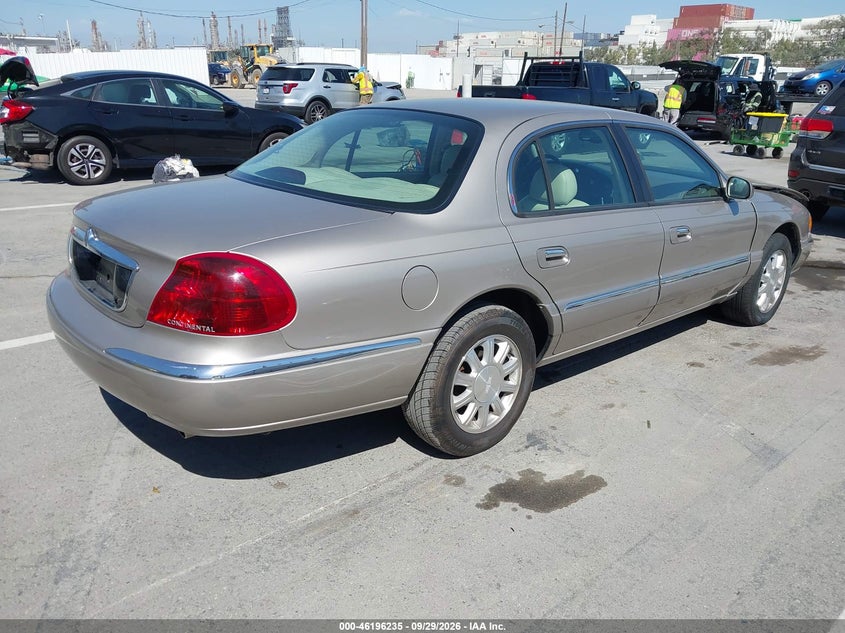 LINCOLN CONTINENTAL 1999 VIN 1LNHM97V3XY719277