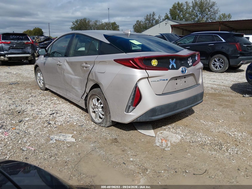 Vin: jtdkarfp1l3153729, lot: 46696137, toyota prius prime le 20203