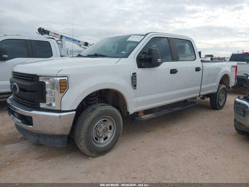 Vin: 1ft7w2b60ked85124, lot: 46696139, ford f-250 xl 20192