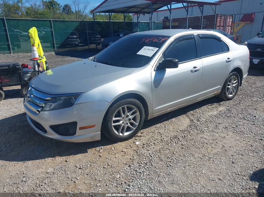 Vin: 3fahp0ga0cr149905, lot: 46696170, ford fusion s 20122