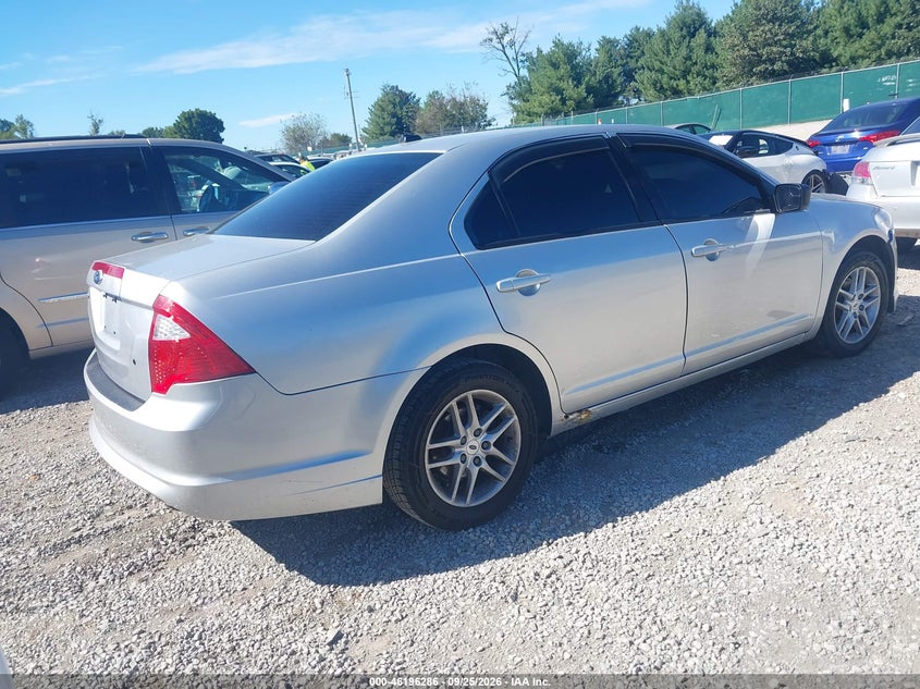 Vin: 3fahp0ga0cr149905, lot: 46696170, ford fusion s 20124