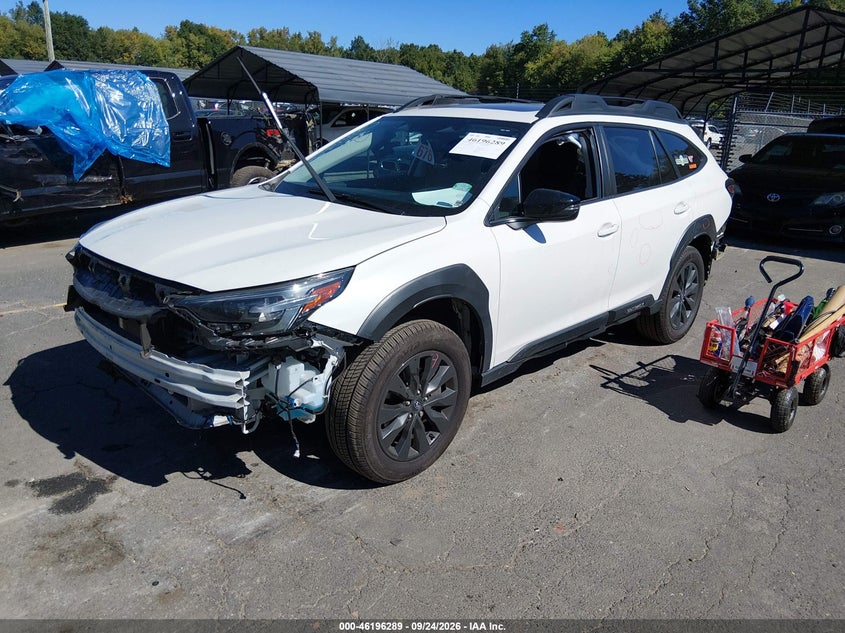 Vin: 4s4btalc0p3204359, lot: 46696173, subaru outback onyx edition 20232