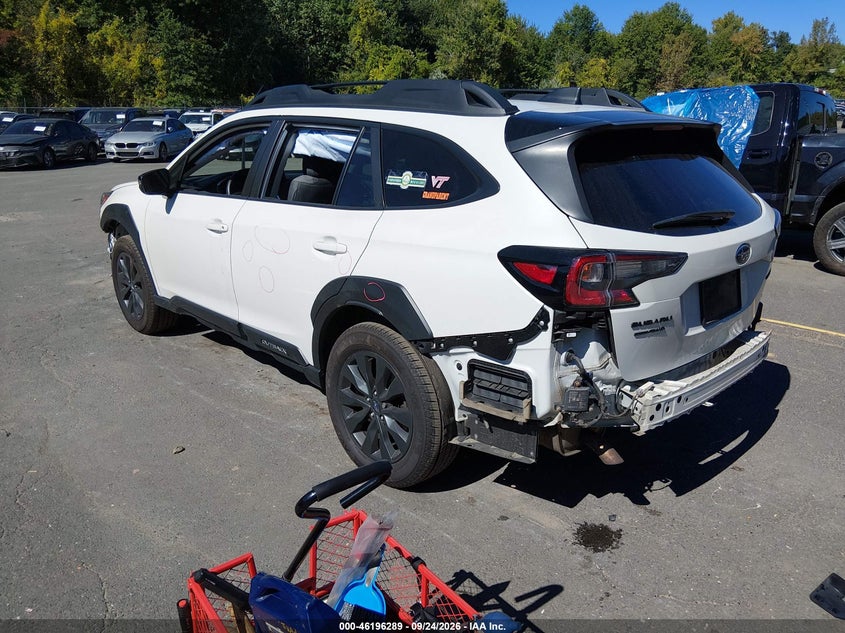 Vin: 4s4btalc0p3204359, lot: 46696173, subaru outback onyx edition 20233
